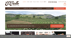Desktop Screenshot of cafeselcriollo.com